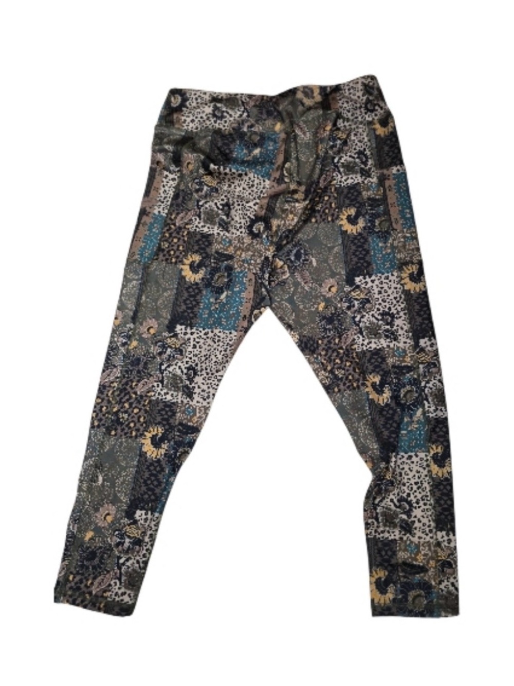 Live Well Active Floral Patterned 7/8 Leggings - Picture 3 of 4